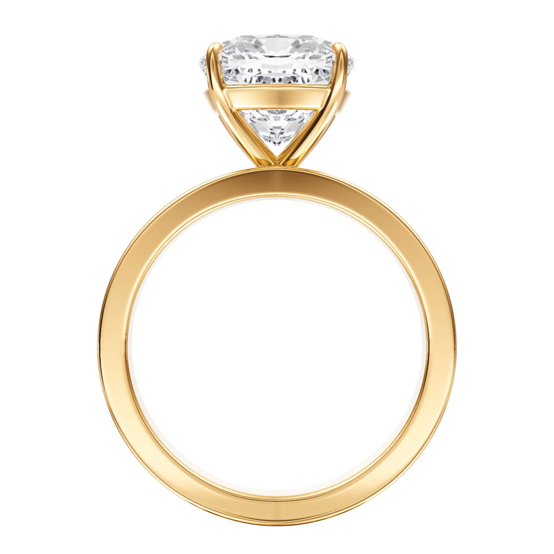 Serene Cushion Diamond Engagement Ring - R1057 in Ring by 18 KARATS INC.