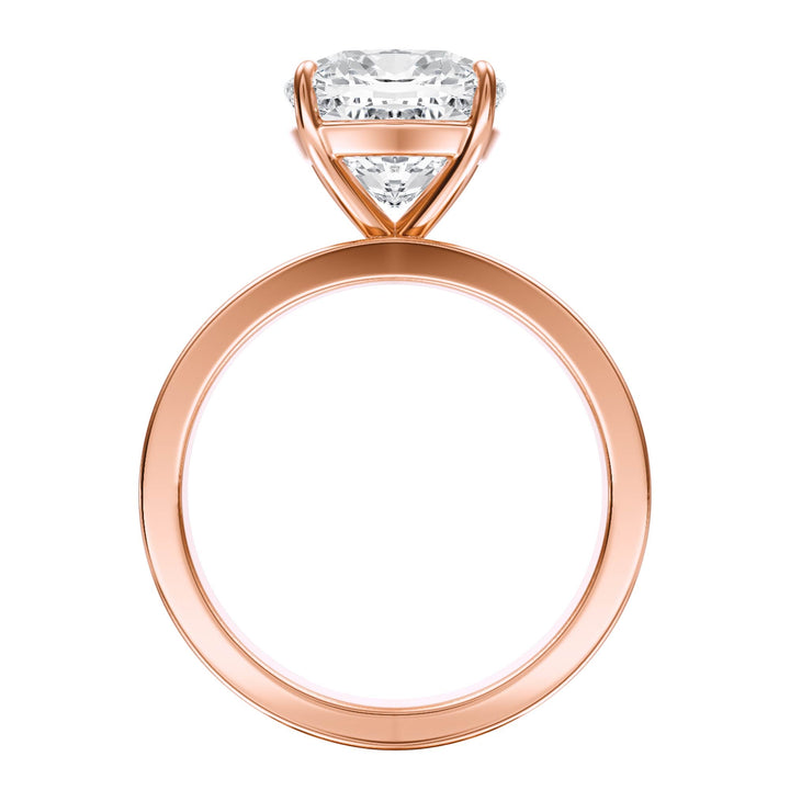 Serene Cushion Diamond Engagement Ring - R1057 in Ring by 18 KARATS INC.