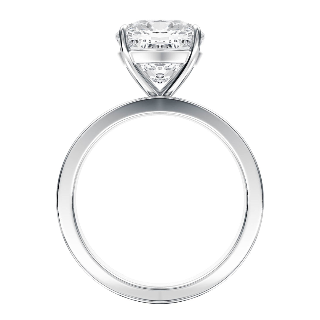 Serene Cushion Diamond Engagement Ring - R1057 in Ring by 18 KARATS INC.
