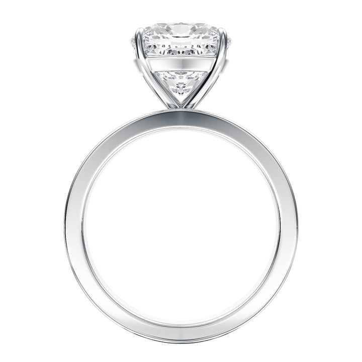Serene Cushion Diamond Engagement Ring - R1057 in Ring by 18 KARATS INC.