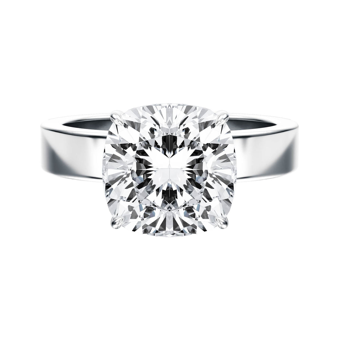 Serene Cushion Diamond Engagement Ring - R1057 in Ring by 18 KARATS INC.