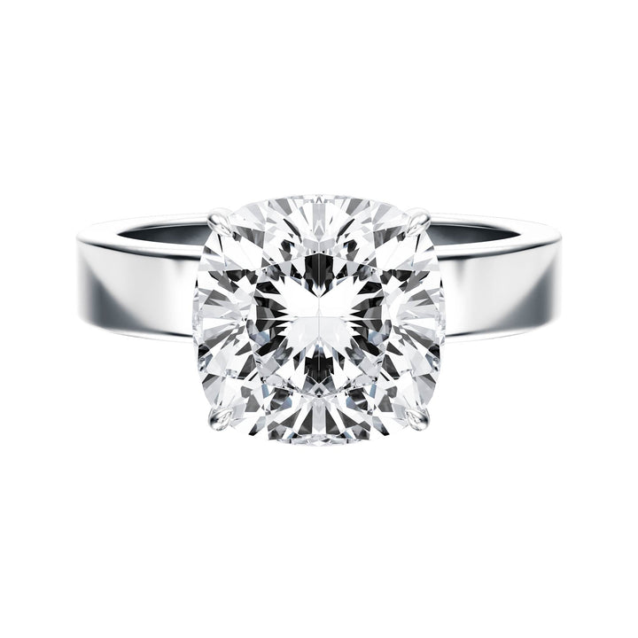 Serene Cushion Diamond Engagement Ring - R1057 in Ring by 18 KARATS INC.