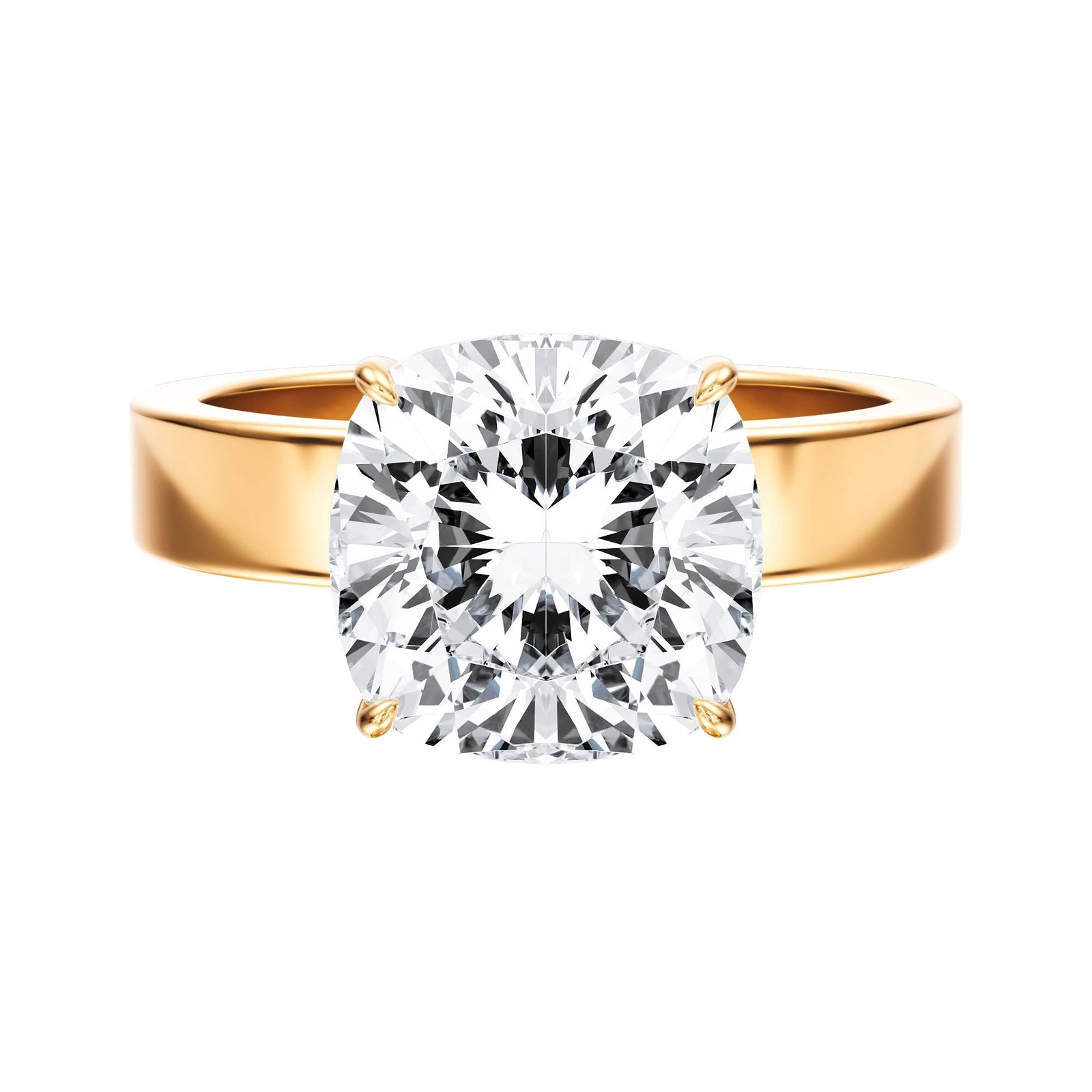 Serene Cushion Diamond Engagement Ring - R1057 in Ring by 18 KARATS INC.