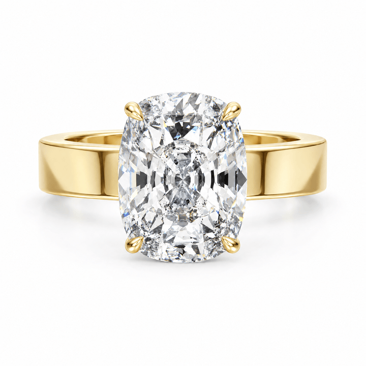 Serene Elongated Cushion Diamond Engagement Ring in Ring by 18 KARATS INC.