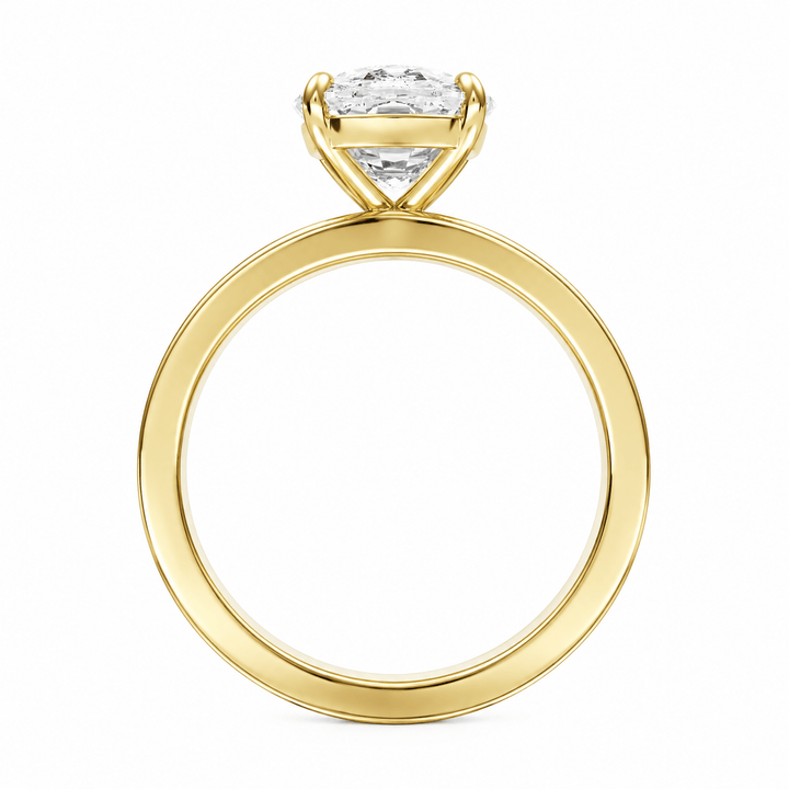 Serene Elongated Cushion Diamond Engagement Ring in Ring by 18 KARATS INC.