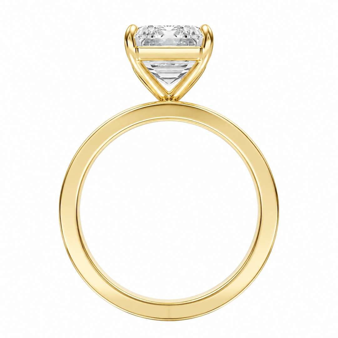 Serene Emerald Diamond Engagement Ring in Ring by 18 KARATS INC.