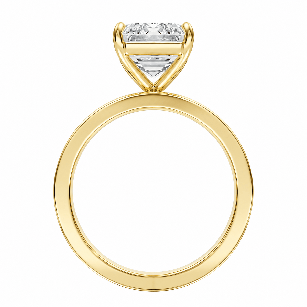 Serene Emerald Diamond Engagement Ring in Ring by 18 KARATS INC.