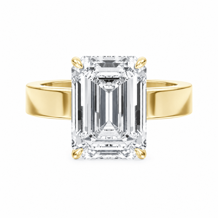 Serene Emerald Diamond Engagement Ring in Ring by 18 KARATS INC.