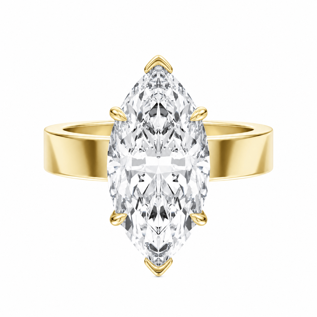 Serene Marquise Diamond Engagement Ring in Ring by 18 KARATS INC.