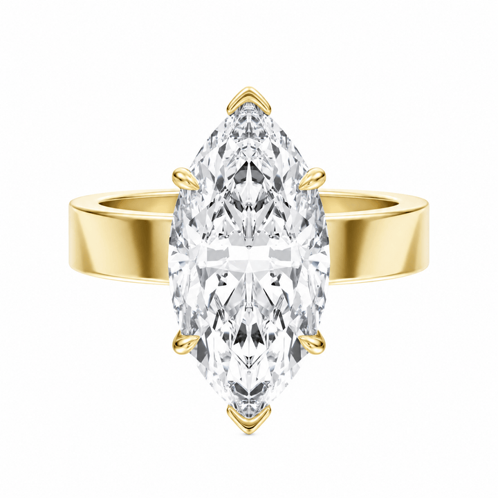 Serene Marquise Diamond Engagement Ring in Ring by 18 KARATS INC.