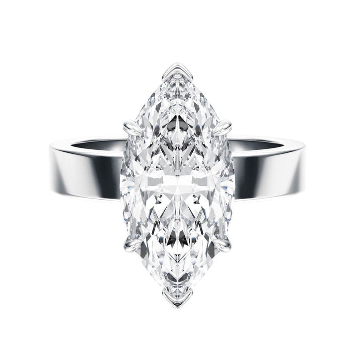 Serene Marquise Diamond Engagement Ring - R1060 in Ring by 18 KARATS INC.