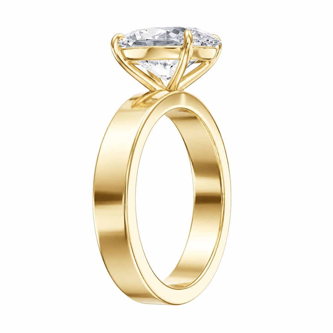 Serene Oval Diamond Engagement Ring in Ring by 18 KARATS INC.