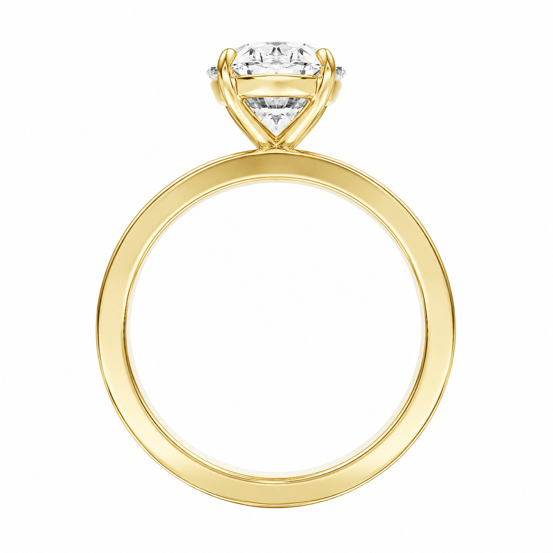 Serene Oval Diamond Engagement Ring in Ring by 18 KARATS INC.