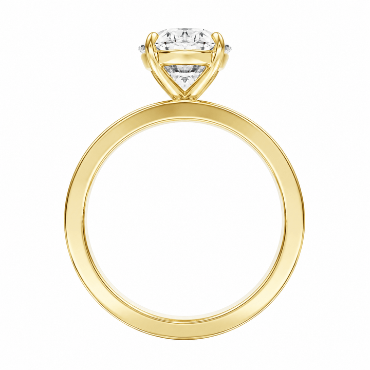 Serene Oval Diamond Engagement Ring in Ring by 18 KARATS INC.