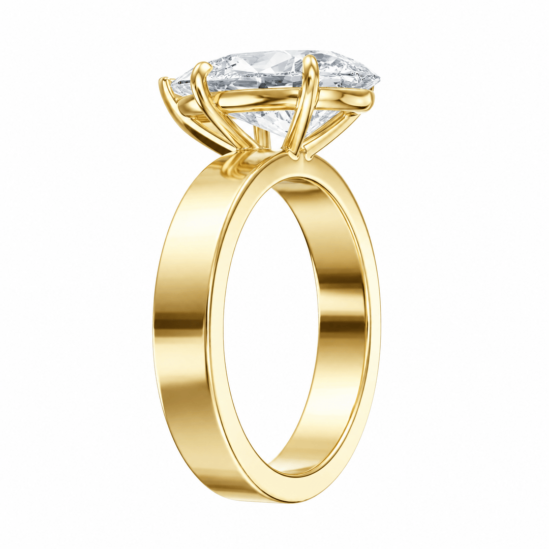 Serene Pear Diamond Engagement Ring in Ring by 18 KARATS INC.