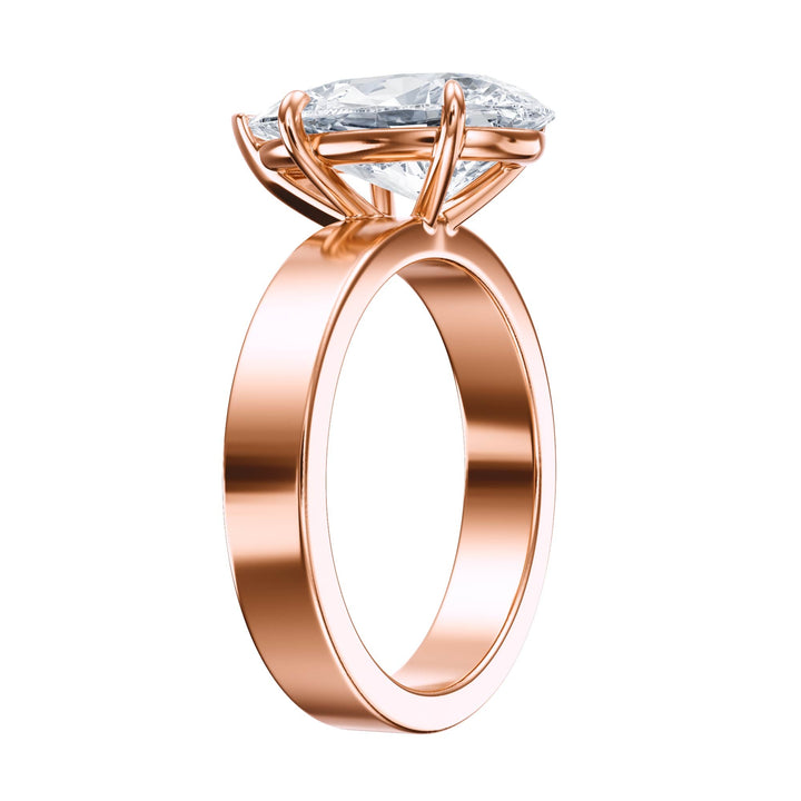 Serene Pear Diamond Engagement Ring - R1060 in Ring by 18 KARATS INC.