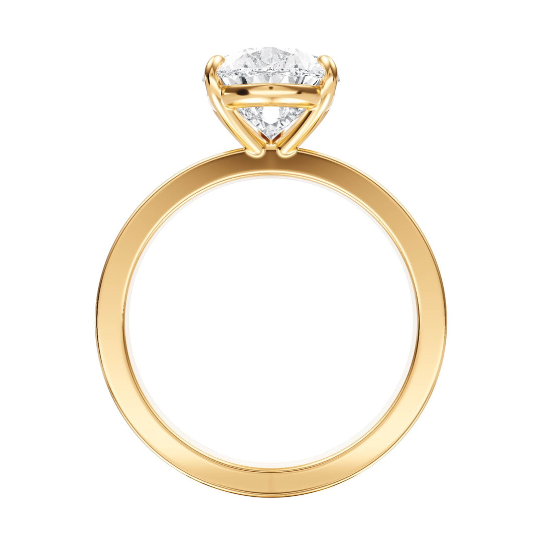 Serene Pear Diamond Engagement Ring - R1060 in Ring by 18 KARATS INC.