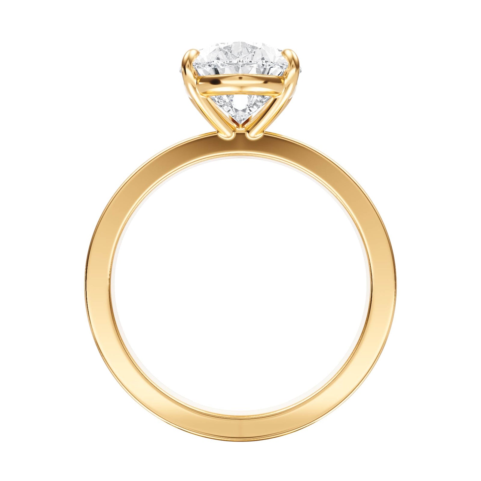 Serene Pear Diamond Engagement Ring - R1060 in Ring by 18 KARATS INC.