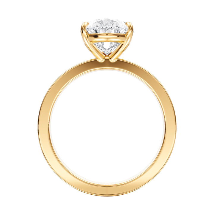 Serene Pear Diamond Engagement Ring - R1060 in Ring by 18 KARATS INC.