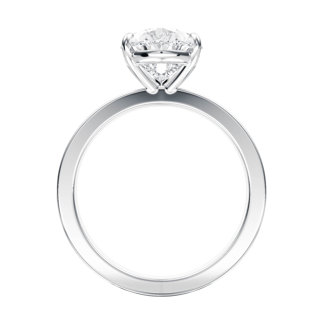 Serene Pear Diamond Engagement Ring - R1060 in Ring by 18 KARATS INC.