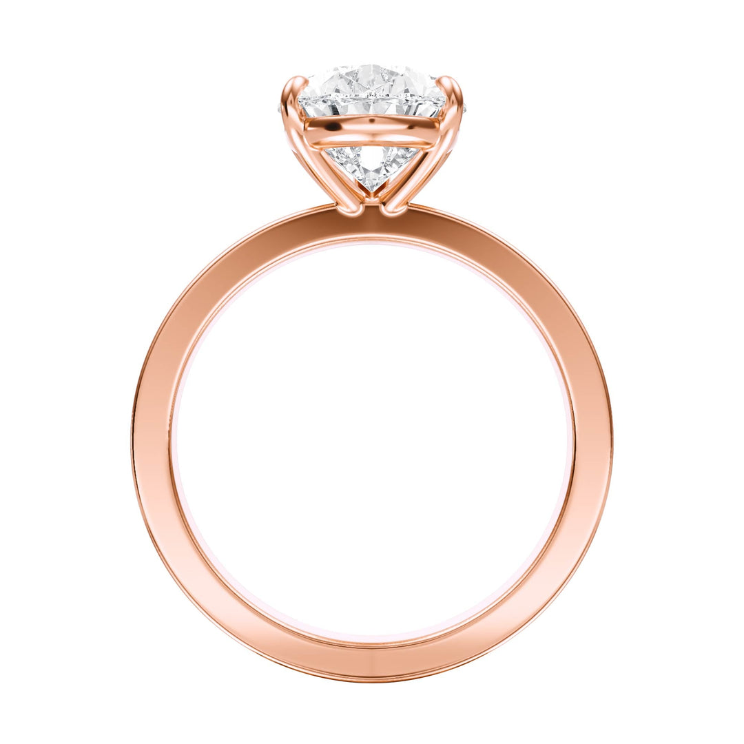 Serene Pear Diamond Engagement Ring - R1060 in Ring by 18 KARATS INC.