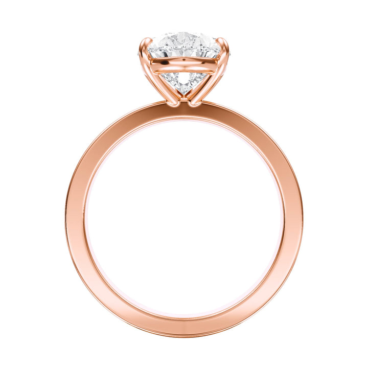 Serene Pear Diamond Engagement Ring - R1060 in Ring by 18 KARATS INC.