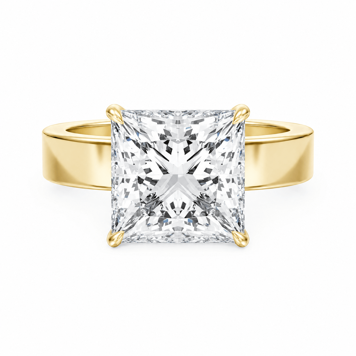 Serene Princess Diamond Engagement Ring in Ring by 18 KARATS INC.