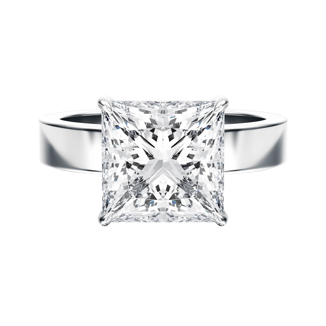 Serene Princess Diamond Engagement Ring - R1056 in Ring by 18 KARATS INC.