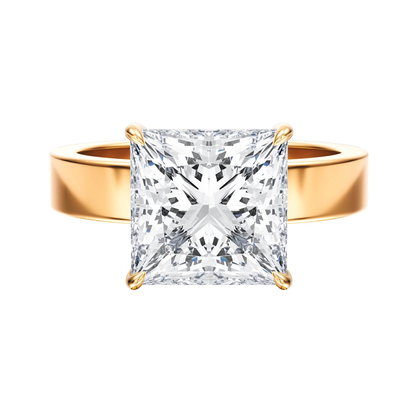 Serene Princess Diamond Engagement Ring - R1056 in Ring by 18 KARATS INC.