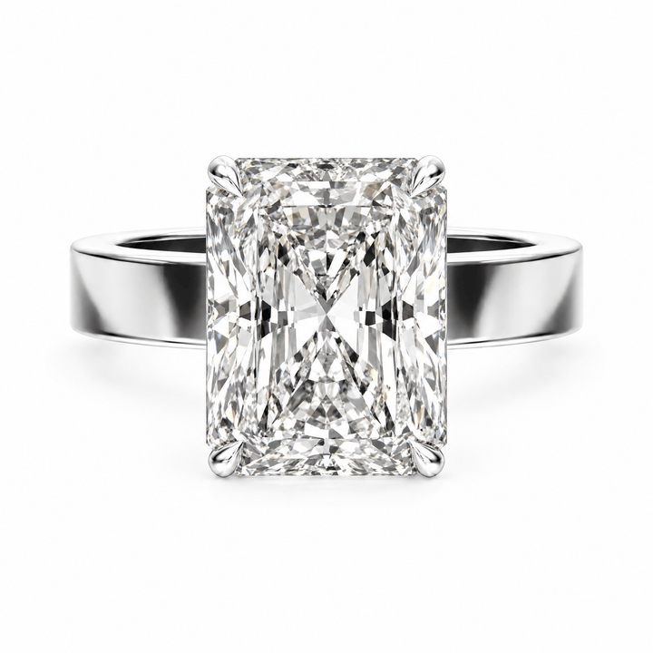 Serene Radiant Diamond Engagement Ring in Ring by 18 KARATS INC.