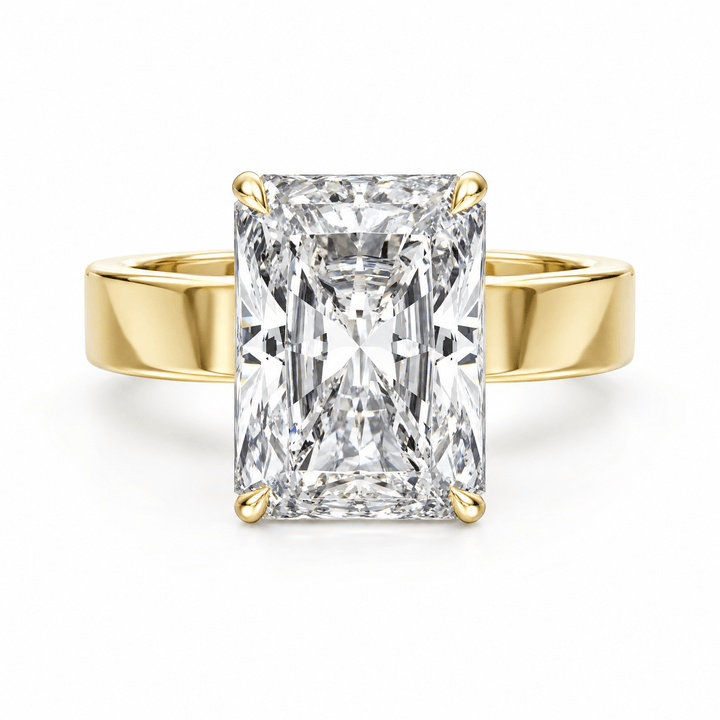 Serene Radiant Diamond Engagement Ring in Ring by 18 KARATS INC.