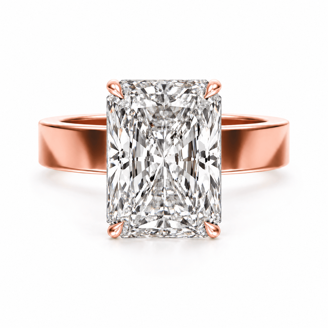 Serene Radiant Diamond Engagement Ring in Ring by 18 KARATS INC.