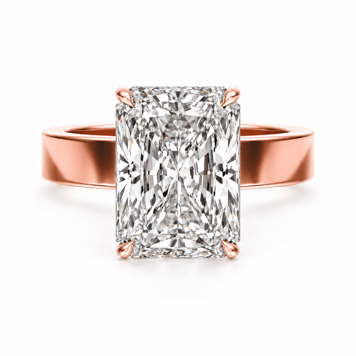 Serene Radiant Diamond Engagement Ring in Ring by 18 KARATS INC.