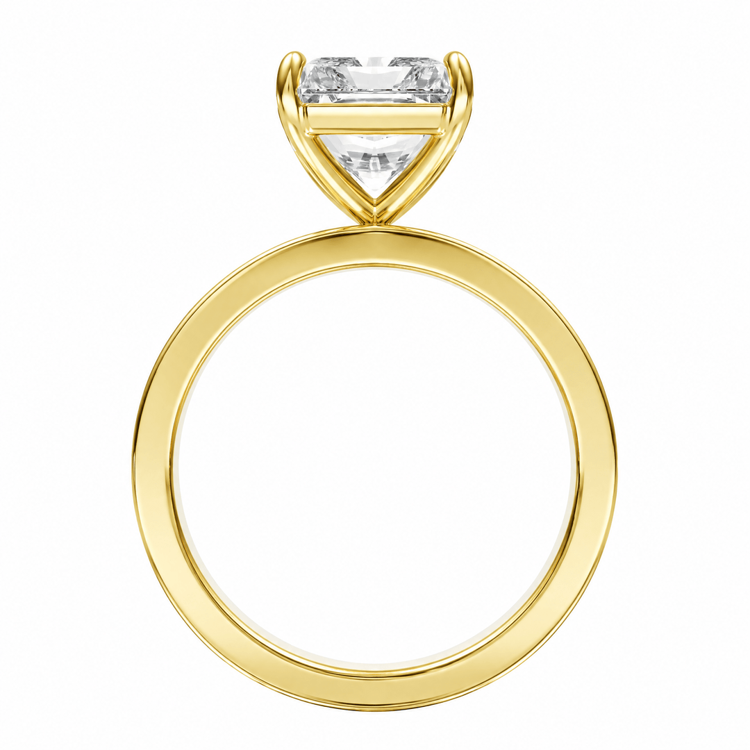 Serene Radiant Diamond Engagement Ring in Ring by 18 KARATS INC.