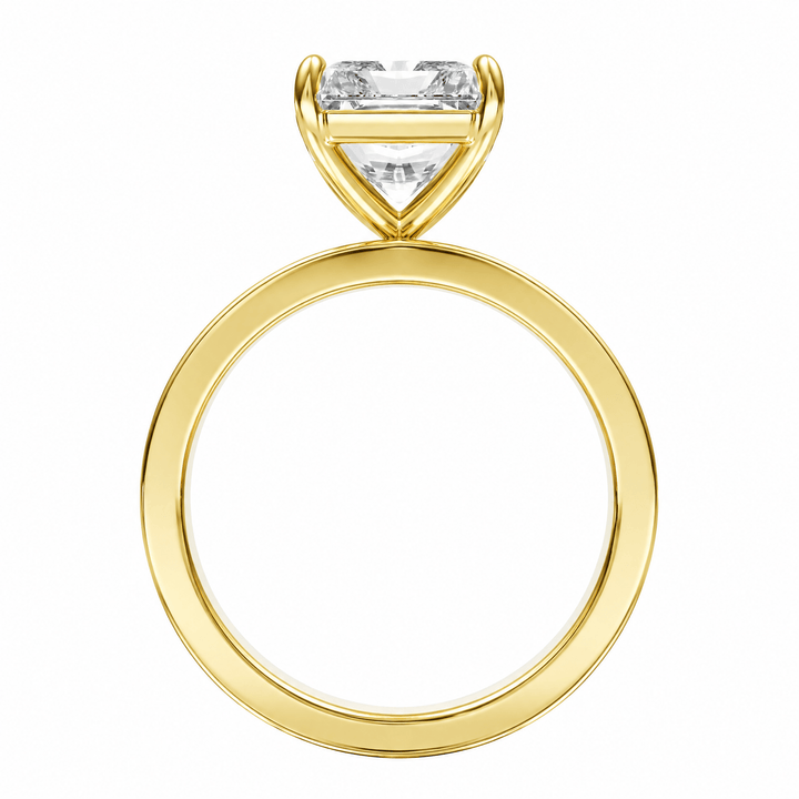 Serene Radiant Diamond Engagement Ring in Ring by 18 KARATS INC.