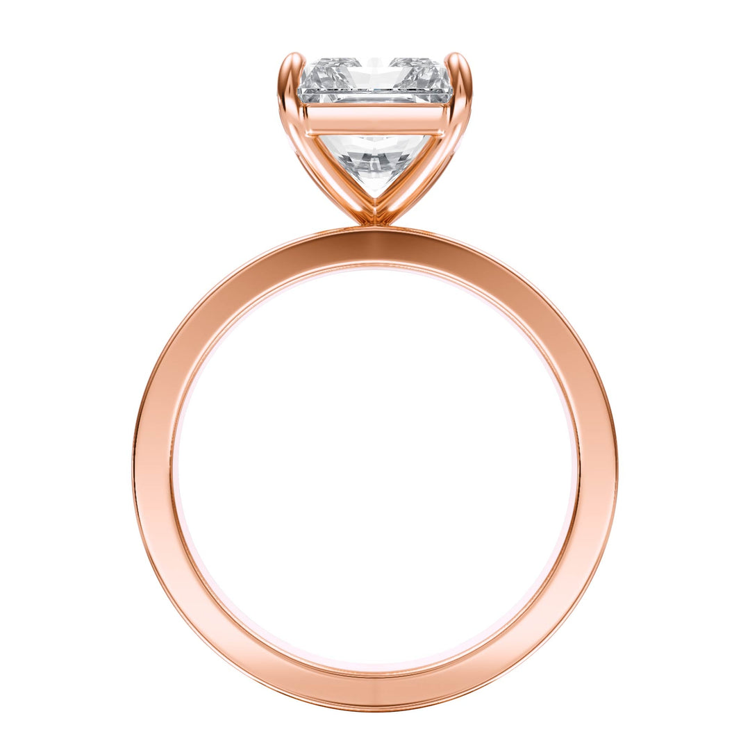 Serene Radiant Diamond Engagement Ring - R1059 in Ring by 18 KARATS INC.