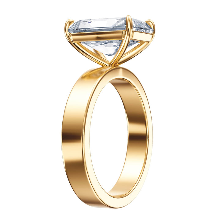 Serene Radiant Diamond Engagement Ring - R1059 in Ring by 18 KARATS INC.