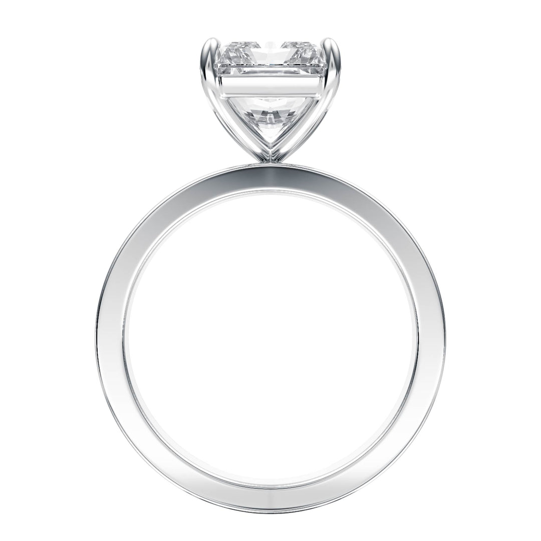 Serene Radiant Diamond Engagement Ring - R1059 in Ring by 18 KARATS INC.