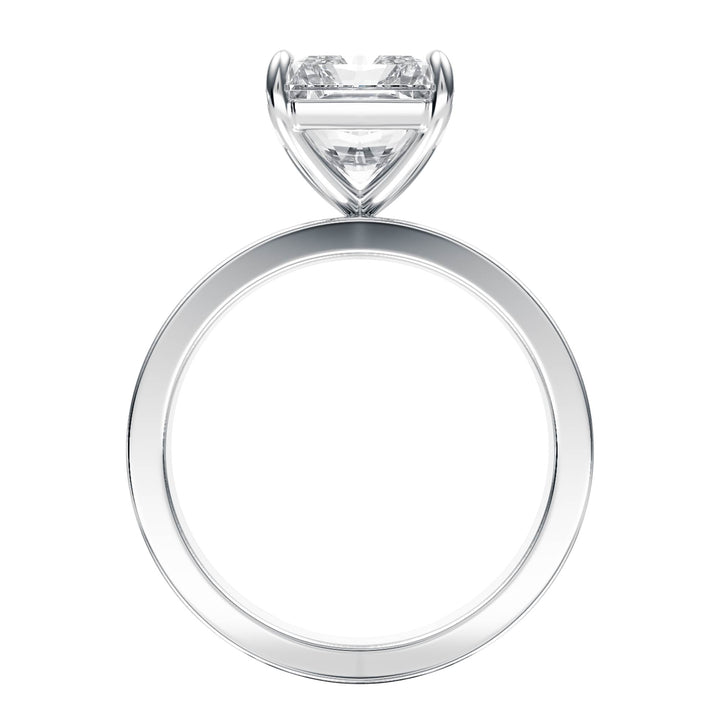 Serene Radiant Diamond Engagement Ring - R1059 in Ring by 18 KARATS INC.