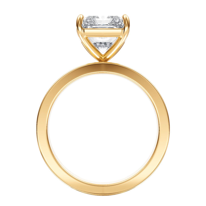 Serene Radiant Diamond Engagement Ring - R1059 in Ring by 18 KARATS INC.