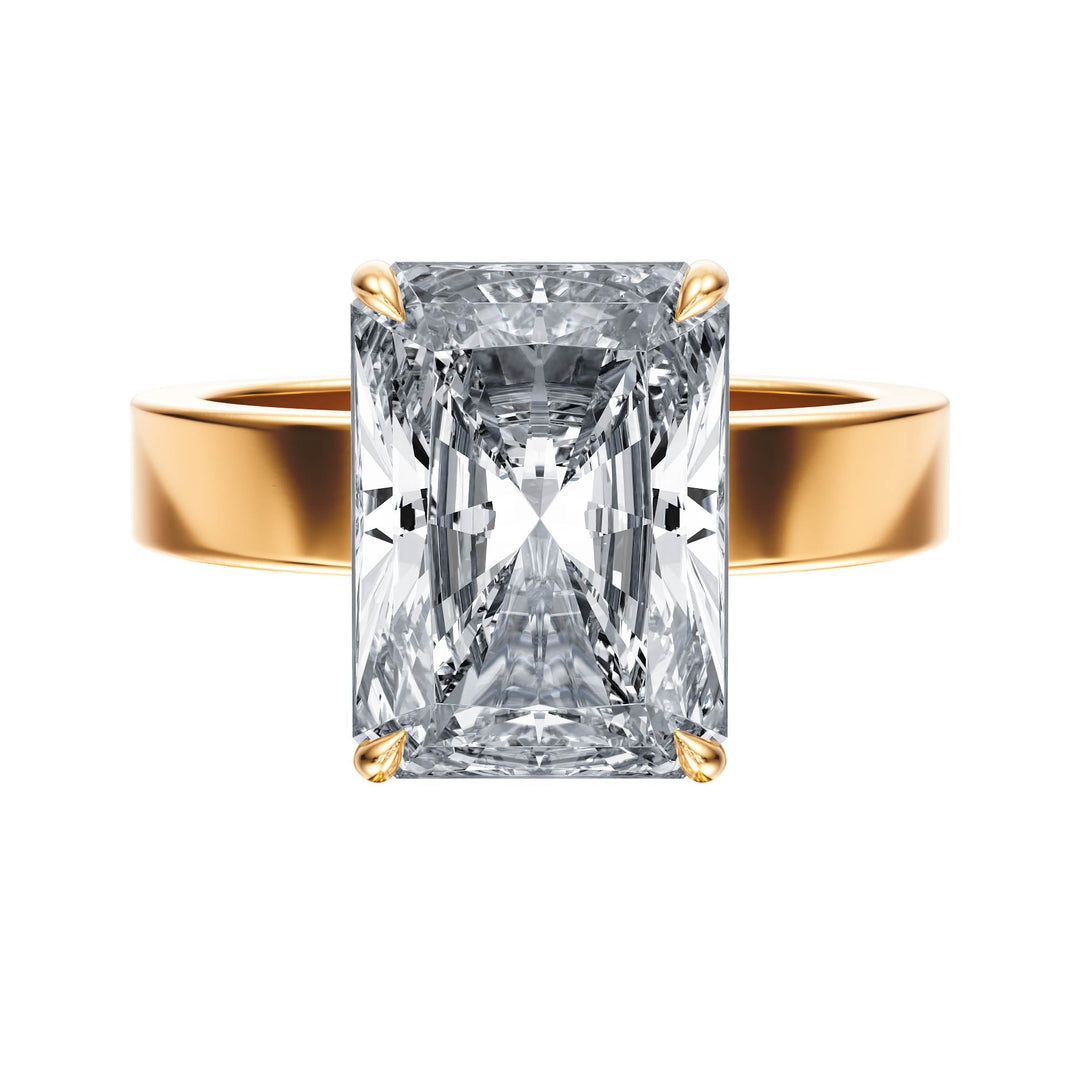 Serene Radiant Diamond Engagement Ring - R1059 in Ring by 18 KARATS INC.