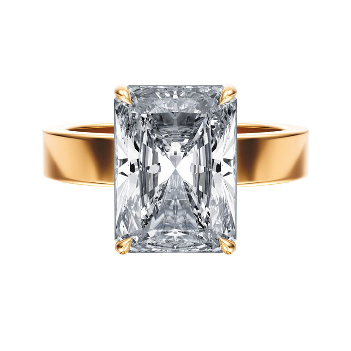 Serene Radiant Diamond Engagement Ring - R1059 in Ring by 18 KARATS INC.