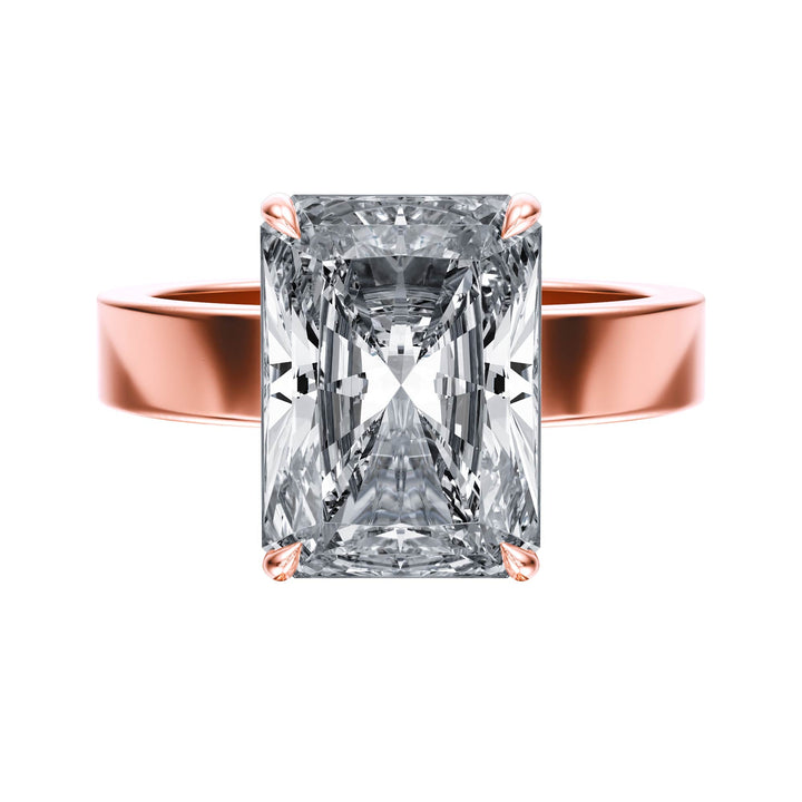 Serene Radiant Diamond Engagement Ring - R1059 in Ring by 18 KARATS INC.