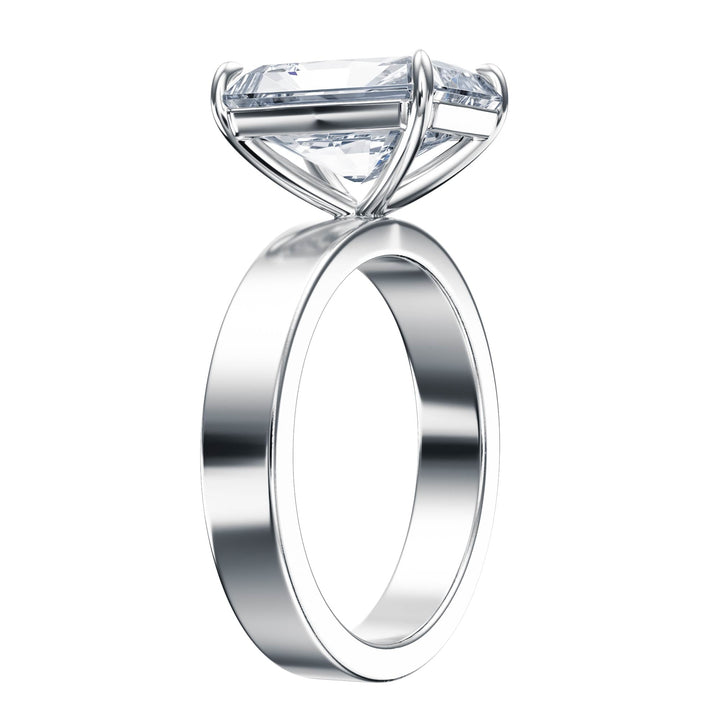 Serene Radiant Diamond Engagement Ring - R1059 in Ring by 18 KARATS INC.