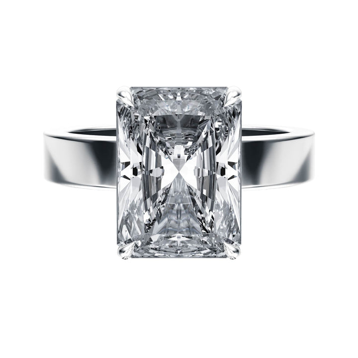 Serene Radiant Diamond Engagement Ring - R1059 in Ring by 18 KARATS INC.
