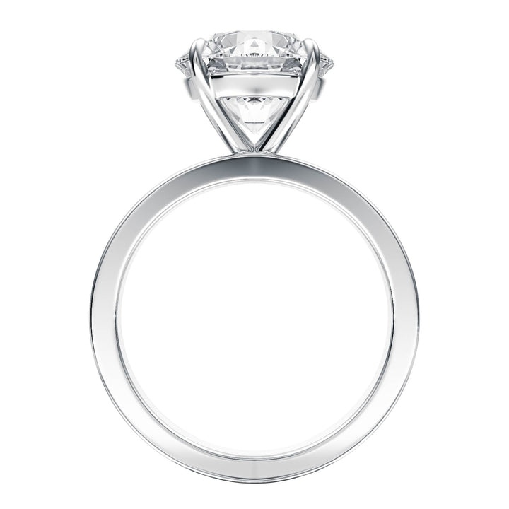 Serene Round Diamond Engagement Ring - R1057 in Ring by 18 KARATS INC.