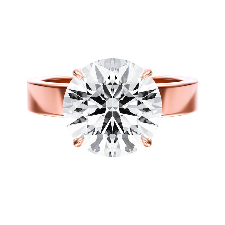 Serene Round Diamond Engagement Ring - R1057 in Ring by 18 KARATS INC.