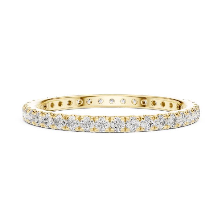 Slim Round 0.46 ctw Diamond Eternity Band - B1173 in Wedding Bands by 18 KARATS INC.