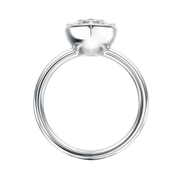 Solenne Button Back Marquise Diamond Engagement Ring - R1073 in Ring by 18 KARATS INC.