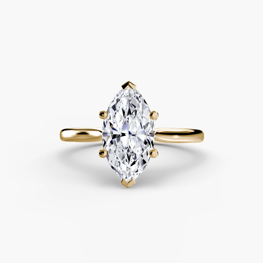 Solitaire Ring 1 in setting by 18 KARATS